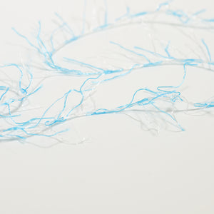 Glitter Moke -Blue ×White -