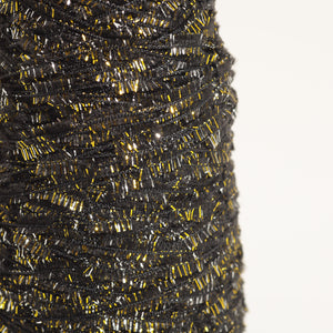 Metallic butterfly yarn -BK-