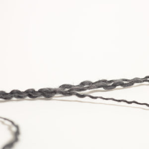 200g Cotton slub -Deep charcoal-