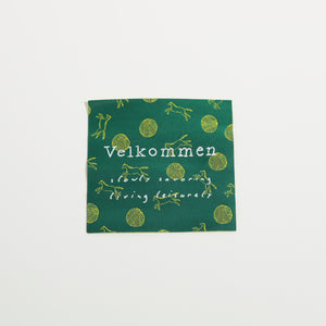 【Vel_original】Woven tag -Deep green-