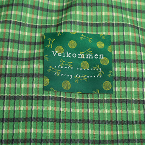 【Vel_original】Woven tag -Deep green-