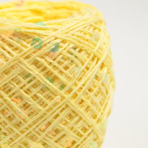 Flower Sequin Yarn-Yellow-50g