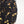 Flower Sequin Yarn-Black-50g