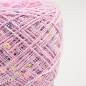 Flower Sequin Yarn-Pink Lilac-50g