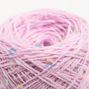 Flower Sequin Yarn-Pink Lilac-50g