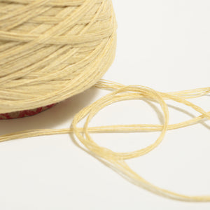 Linen cotton-Oat Mustard-