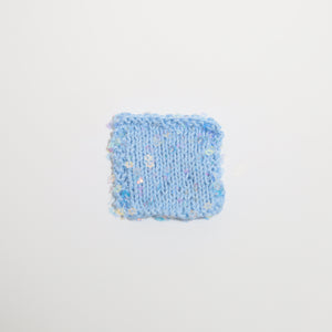 Flower Sequin Yarn-Baby Blue-50g