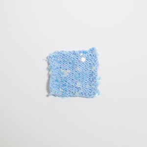 Flower Sequin Yarn-Baby Blue-50g