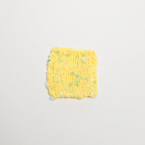Flower Sequin Yarn-Yellow-50g