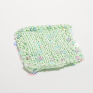 Flower Sequin Yarn-Mint Green-50g