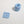 Flower Sequin Yarn-Baby Blue-50g