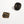 Flower Sequin Yarn-Black-50g