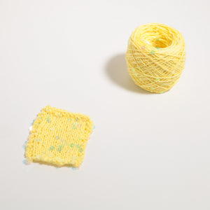 Flower Sequin Yarn-Yellow-50g