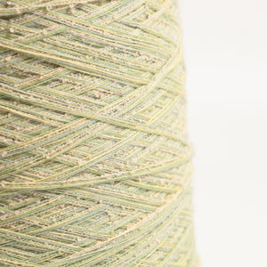 Cotton mix Mini Boucle-Green yellow-