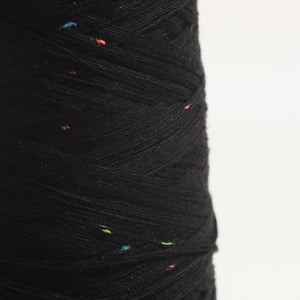 100g Neon nep wool -Black-