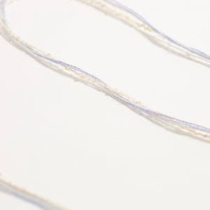 Cotton × Linen mix Boucl-Lavender-