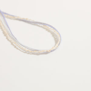 Cotton × Linen mix Boucl-Lavender-