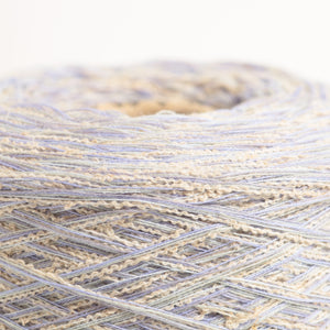 Cotton × Linen mix Boucl-Lavender-