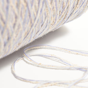 Cotton × Linen mix Boucl-Lavender-