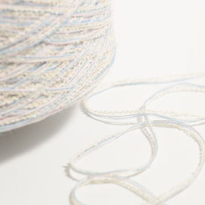 Cotton mix Boucle-Off white×cotton candy-