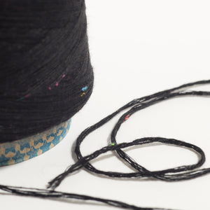 100g Neon nep wool -Black-