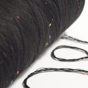 100g Neon nep wool -Black-