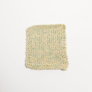 Cotton mix Mini Boucle-Green yellow-
