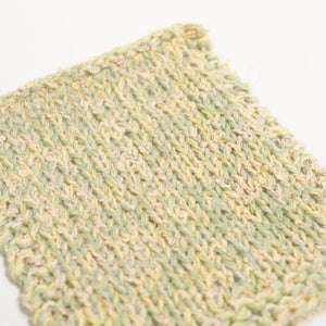 Cotton mix Mini Boucle-Green yellow-