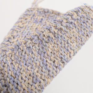Cotton × Linen mix Boucl-Lavender-