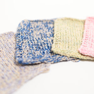 Cotton mix Mini Boucle-Green yellow-
