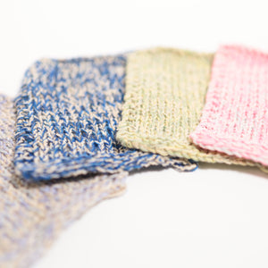 Cotton × Linen mix Boucl-Lavender-