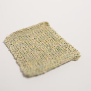 Cotton mix Mini Boucle-Green yellow-