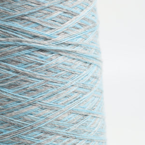 Italy cotton mix -Grey×Sky-