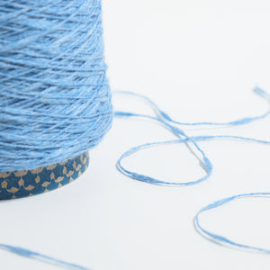 Premium Cotton slub -Mist Blue-