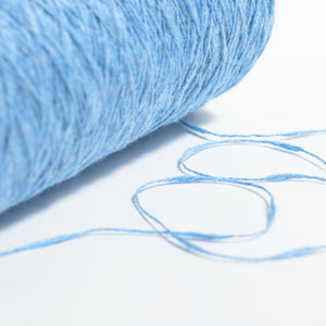 Premium Cotton slub -Mist Blue-