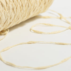 Cotton slub -Pale yellow-
