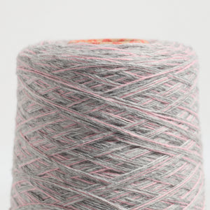 Italy cotton mix -Grey×Pink-