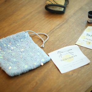 【Vel_original】Woven tag -Deep green-