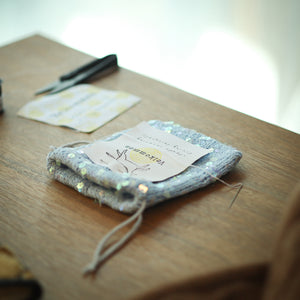 【Vel_original】Woven tag -Deep green-