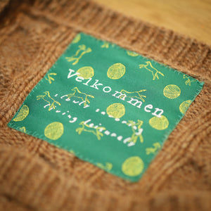 【Vel_original】Woven tag -Deep green-