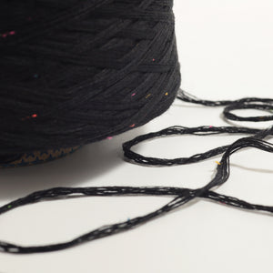Neon nep wool -Black-