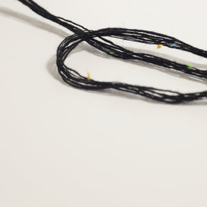 Neon nep wool -Black-