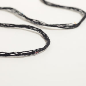 Neon nep wool -Black-