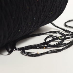 Neon nep wool -Black-