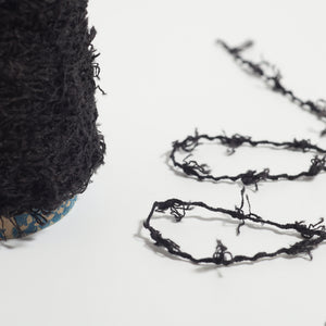 Cotton black ribbon