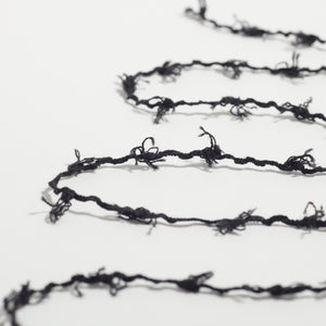 Cotton black ribbon