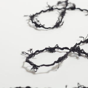 Cotton black ribbon