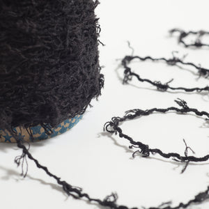 Cotton black ribbon