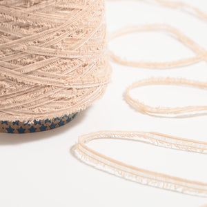 Tape fringe yarn-Dusty pink-