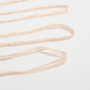 Tape fringe yarn-Dusty pink-